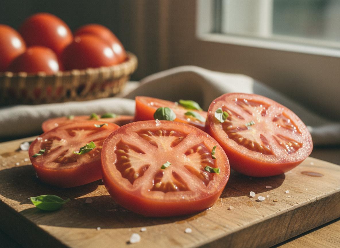 Sliced tomato